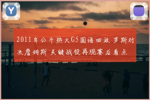 2011年公牛热火G5国语回放 罗斯对决詹姆斯 关键战役再现赛后看点